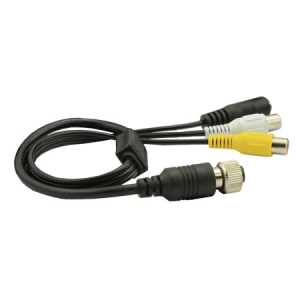 DNA 4 PIN FEMALE SOCKET TO RCA ADAPTOR CABLE - 15CM 