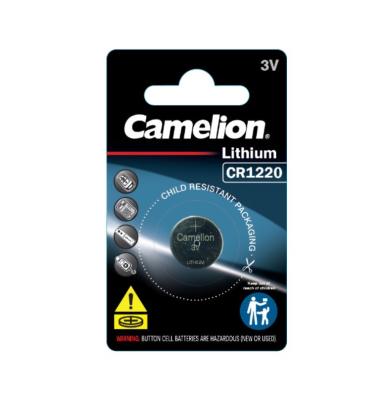 CAMELION LITHIUM BUTTON CELL BATTERY - CR1220