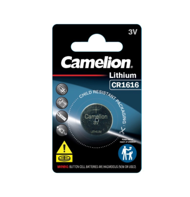 CAMELION LITHIUM BUTTON CELL BATTERY - CR1616
