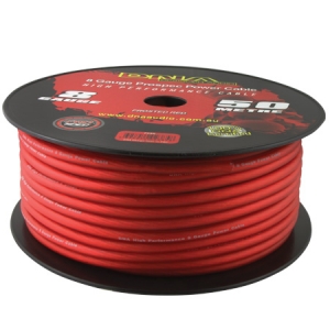 DNA 8 AWG POWER CABLE RED - 50M
