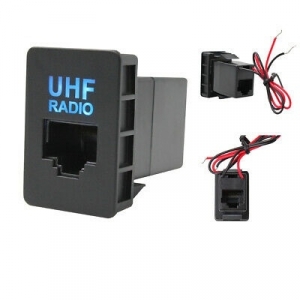 WESTEC UHF RJ45 LED MICROPHONE SOCKET TO SUIT SMALL TOYOTA