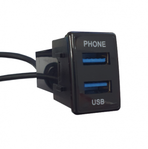 WESTEC DUAL USB3.0 SOCKETS FOR ANDROID AUTO/ CARPLAY TO SUIT ISUZU