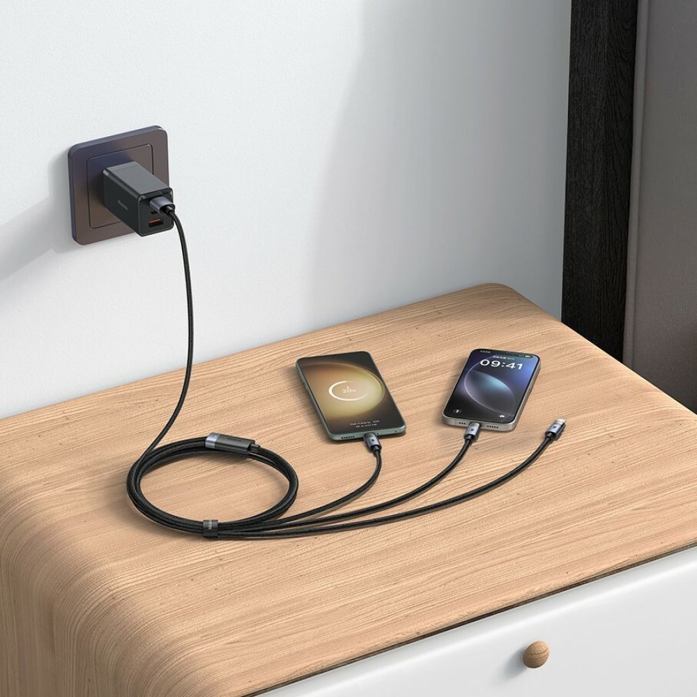 MCDODO 3-IN-1 USB-A TO USB-C/LIGHTNING/MICRO USB COMBO LEAD