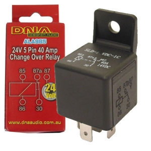 DNA 24V 5-PIN 40A CHANGE OVER RELAY 