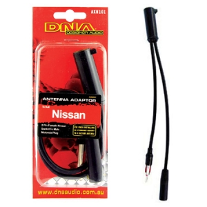 DNA 2 PIN FEMALE ANTENNA ADAPTOR TO SUIT NISSAN