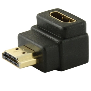 LOCTEK HDMI-PLUG TO HDMI-SOCKET RIGHT ANGLE ADAPTOR