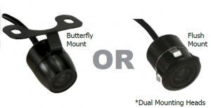 DNA CMOS BUTTERFLY OR FLUSH MOUNT REVERSE CAMERA  - PAL/NTSC