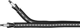 PROLINK 2-CORE FIGURE 8 SHIELDED AUDIO CABLE - 100M