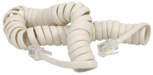 PRO.2 HANDSET CURLY CORD - WHITE
