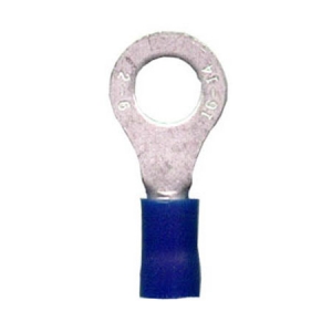 DNA BLUE RING TERMINALS 100 PACK - 6.4mm