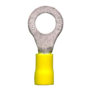 DNA YELLOW RING TERMINALS 100 PACK - 8.4mm