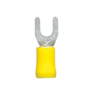 DNA YELLOW FORK TERMINALS 100 PACK - 5.3mm
