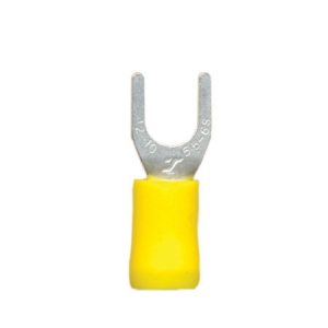 DNA YELLOW FORK TERMINALS 100 PACK - 6.5mm