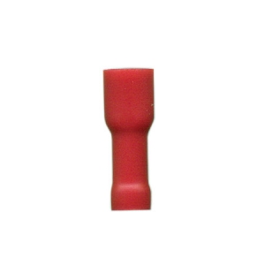 DNA RED FEMALE INSULATED TERMINALS 100 PACK - 4.8mm