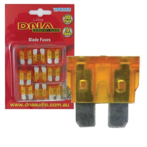 DNA BLADE FUSES 5AMP  10PK