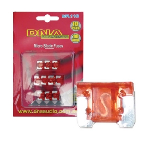 DNA LOW PROFILE BLADE FUSES 10A - 10 PACK