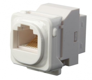 RJ45 FEMALE TO FEMALE CLIPSAL STYLE WALL PLATE INSERT