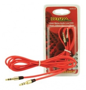 DNA SLIMLINE 3.5MM AUDIO LEAD - 1.5M