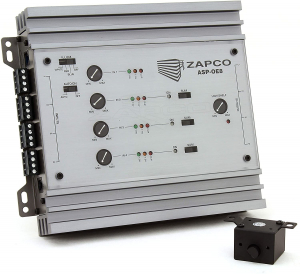 ZAPCO 8CH OEM SIGNAL ADAPTOR PROCESSOR WITH BASS RECOVERY