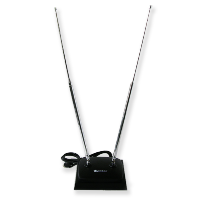 SANSAI VHF INDOOR TV ANTENNA WITH RABBIT EARS