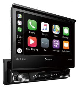 PIONEER 1-DIN FOLD OUT MECHLESS AV RECEIVER WITH A-AUTO/CARPLAY/BLUETOOTH