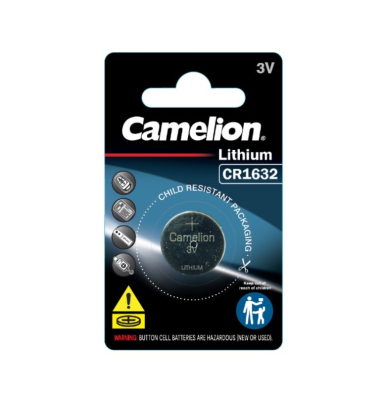 CAMELION LITHIUM BUTTON CELL BATTERY - CR1632