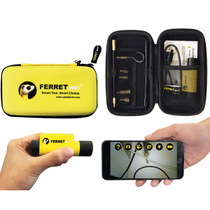 FERRET PRO WIRELESS WIFI INSPECTION CAMERA AND CABLE PULLING TOOL KIT