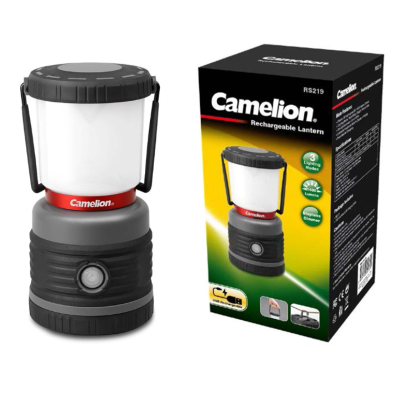 CAMELION RECHARGEABLE LANTERN WITH BUILT-IN POWER BANK