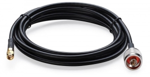 BLACKHAWK N-MALE TO  SMA-MALE LOW LOSS CABLE - 6M 