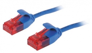 PROLINK ULTRA-SLIM CAT6 PATCH LEAD BLUE - 0.5M