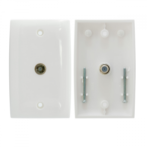 COAX WALL OUTLET - PAL TO F SOCKET