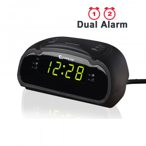 SANSAI LED DIGITAL ALARM CLOCK WITH AM/FM