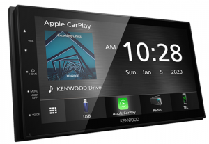KENWOOD 2-DIN MECHLESS AV RECEIVER WITH CARPLAY/ A-AUTO/ BLUETOOTH