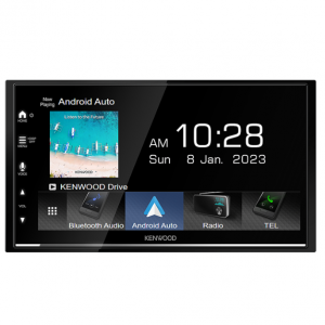 KENWOOD 2-DIN MECHLESS AV RECEIVER WITH CARPLAY/A-AUTO/BLUETOOTH