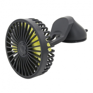 WESTEC 5W VEHICLE FAN - SUCTION/ STICK ON MOUNT
