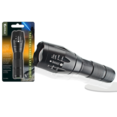 SANSAI TACTICAL GRADE LED TORCH WITH ADJUSTABLE BEAM 