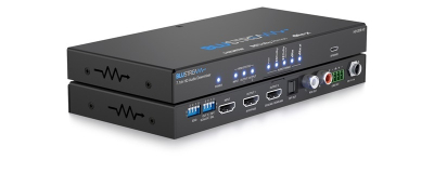 BLUSTREAM 7.1CH DOLBY®/ DTS DOWN MIXING DAC 2-WAY HDMI SPLITTER & SCALER - 4K60HZ 4:4:4