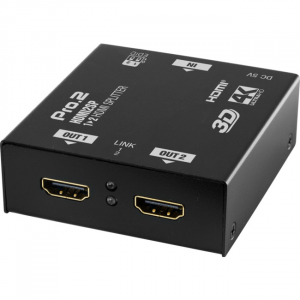 PRO.2 2-WAY HDMI SPLITTER - 1 IN 2 OUT