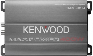 KENWOOD MINI COMPACT 400W 4CH AMPLIFIER