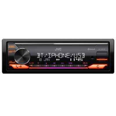 JVC 1-DIN MECHLESS AV RECEIVER WITH BLUETOOTH