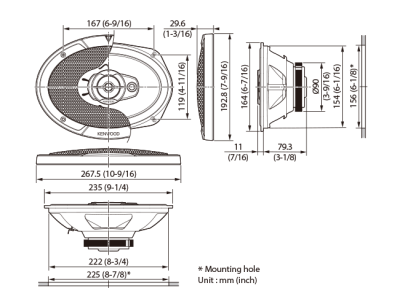 KENWOOD 6X9