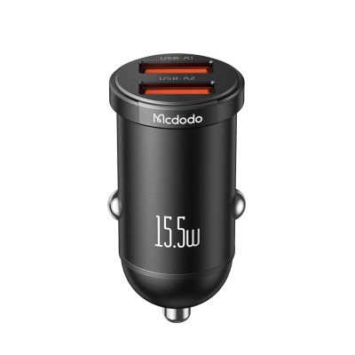 MCDODO 15.5W 3.1A DUAL USB CAR CHARGER 