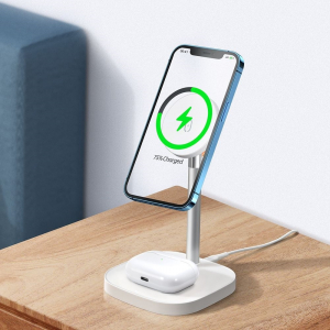 MCDODO 15W MAGSAFE DUAL WIRELESS CHARGING STAND