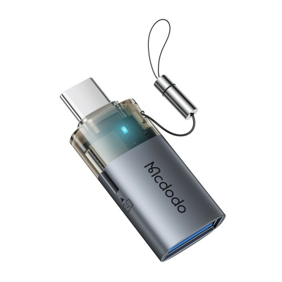 MCDODO 2-IN-1 USB-A TO USB-C TRANSFER ADAPTOR