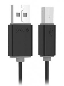PROLINK USB-A PLUG TO USB-B PLUG LEAD - 1.5M