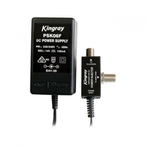 KINGRAY 14V DC 150MA POWER SUPPLY - F TYPE