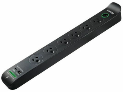 JACKSON RAPTOR 6-WAY SURGE PROTECTION POWER BOARD