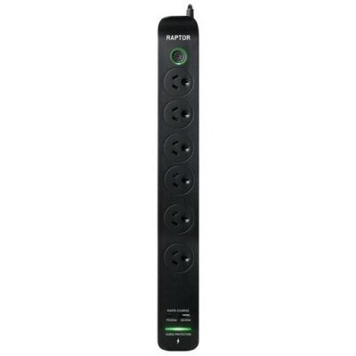 JACKSON RAPTOR 6-WAY SURGE PROTECTION POWER BOARD