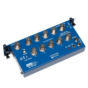 RESI-LINX 3-IN 8-OUT COMBINER/ AMPLIFIED SPLITTER WITH IR CONTROL