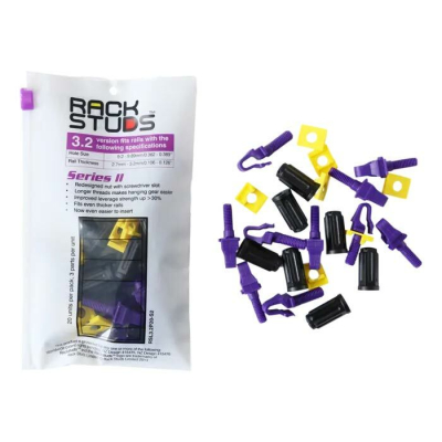 RACKSTUDS 3.2MM PURPLE STUD KIT - 20PC PACK